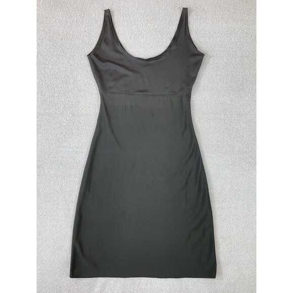 Spanx One Piece Full Tank Slip Shaper Women's Medium Black Simple Basic Staple - Picture 3 of 14